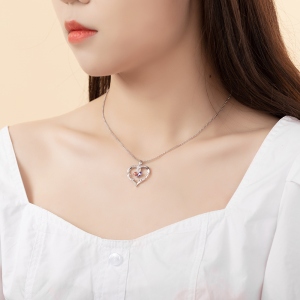 Forever Together Twisted Strings Birthstone name necklace