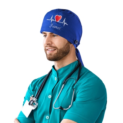 Personalized Unisex Scrub Hat for Medical Workers Buy 1 Get 1 Free