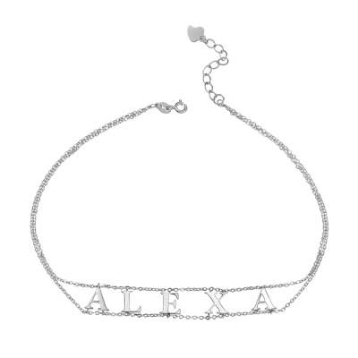 Personalized Initial Choker Necklace