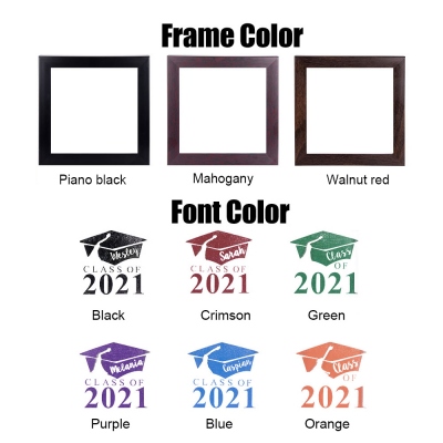 Personalized Class of 2021 Graduation Wooden Sign
