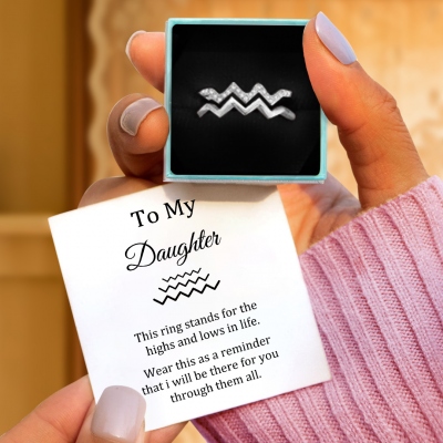 To My Daughter, Highs and Lows Ring