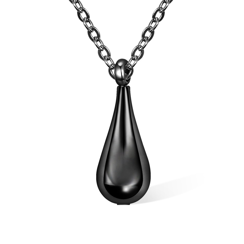 Aangepaste gouden traan crematie urn ketting, kleine traan urn ketting met naam voor as van vrouwen/huisdier verlies/baby, crematie sieraden geheugen cadeau