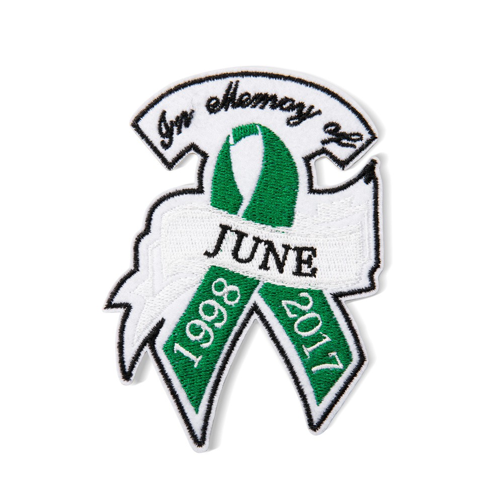 Personalized Embroidered Patch, Custom Memorial Ribbon, In Memory Biker Patch, Patch for Denim, Leather Jackets and Vests, Gift for Family/Friends