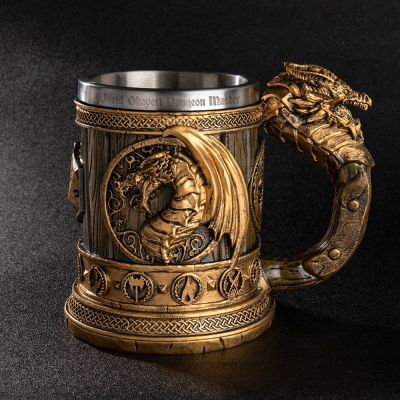 Dungeon Master Tankard, DND Mug, Trophy, Gifts For DM, DND Tankard, Drinking Mug, Dragon Mug, Dragon Cup, Custom Stein, Dragon Mug, 20oz/600ml