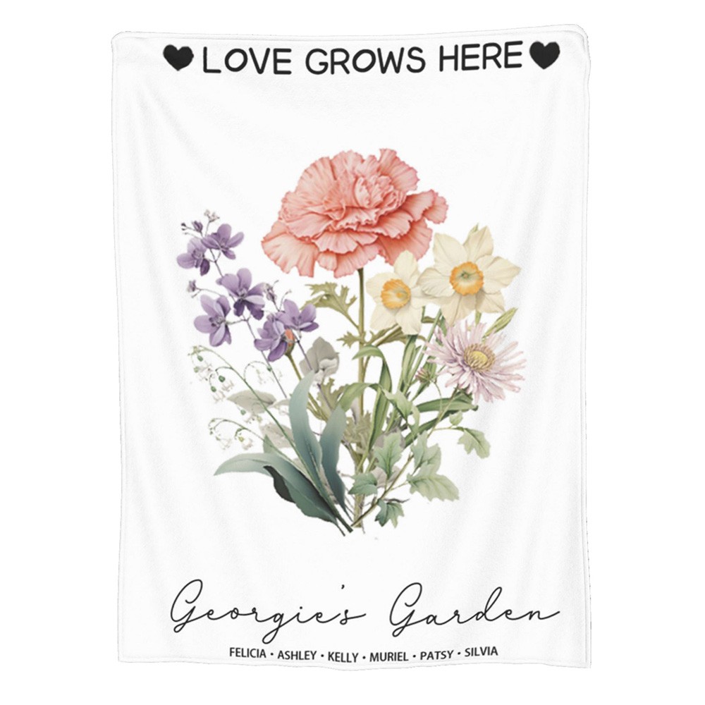 family garden blanket