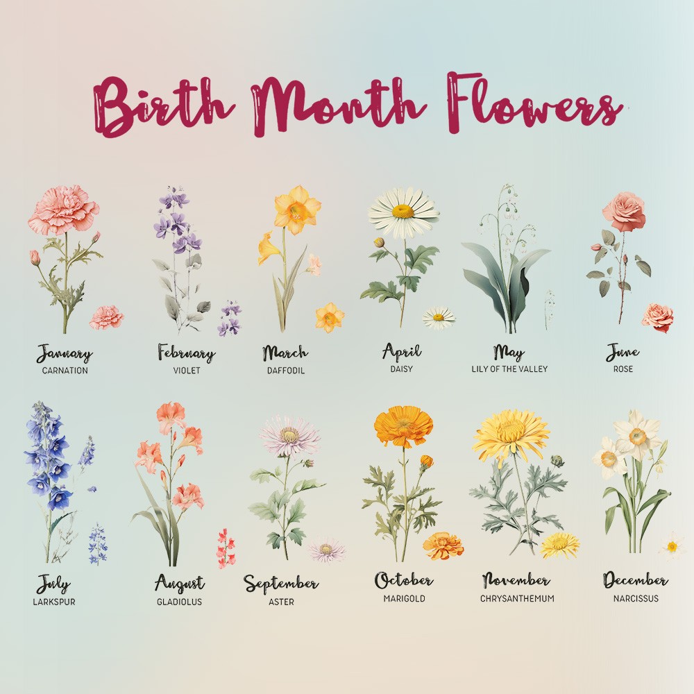 birthflower blanket