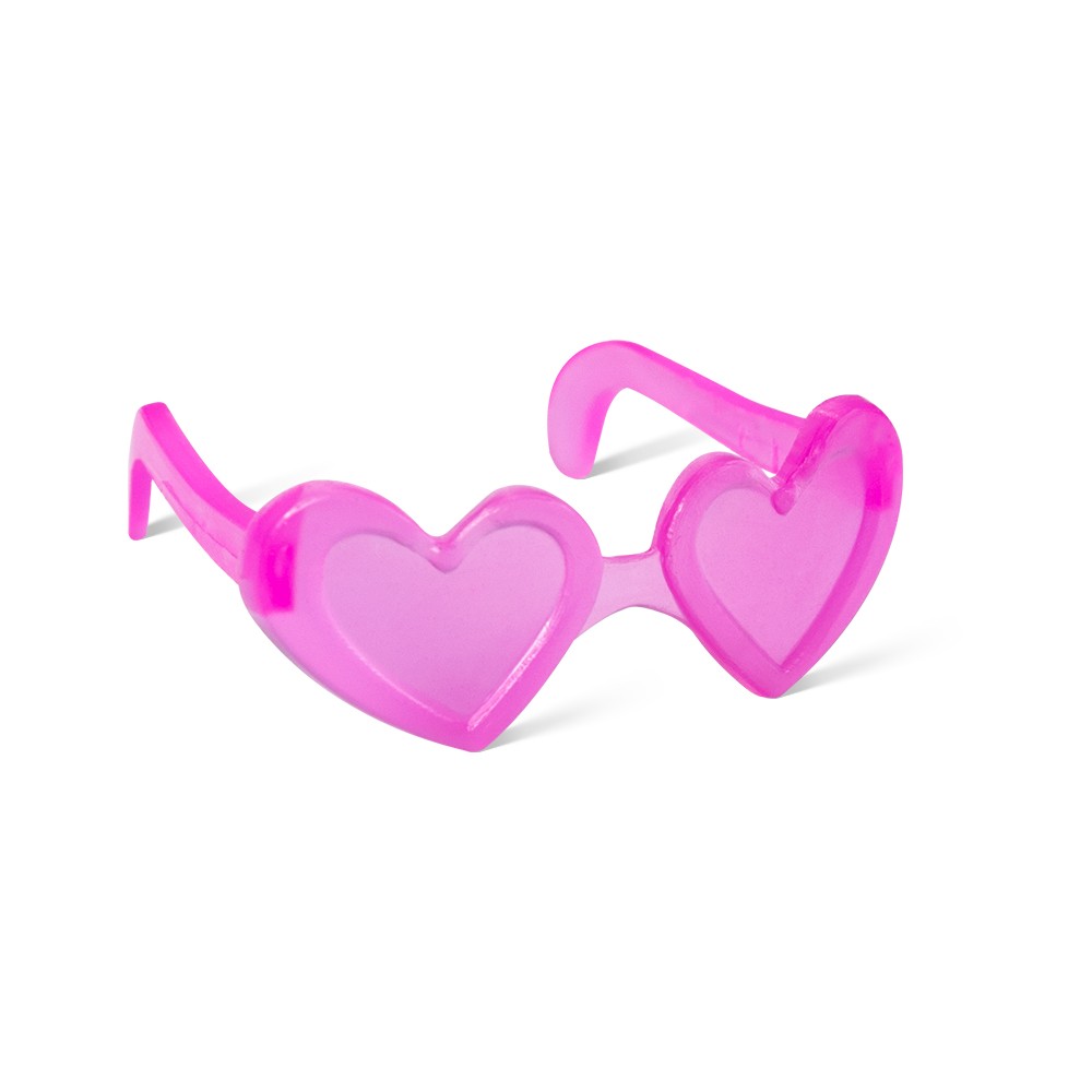 pink glasses