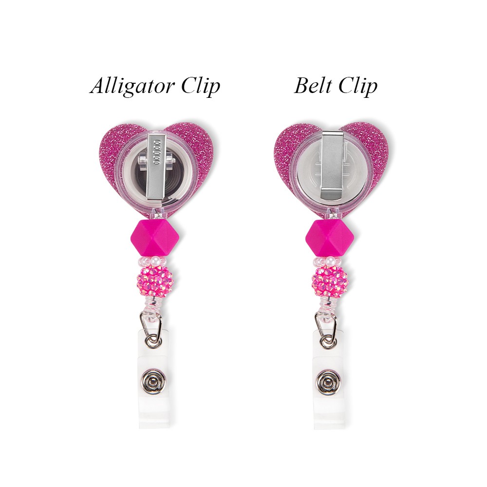 Beaded Badge Reel