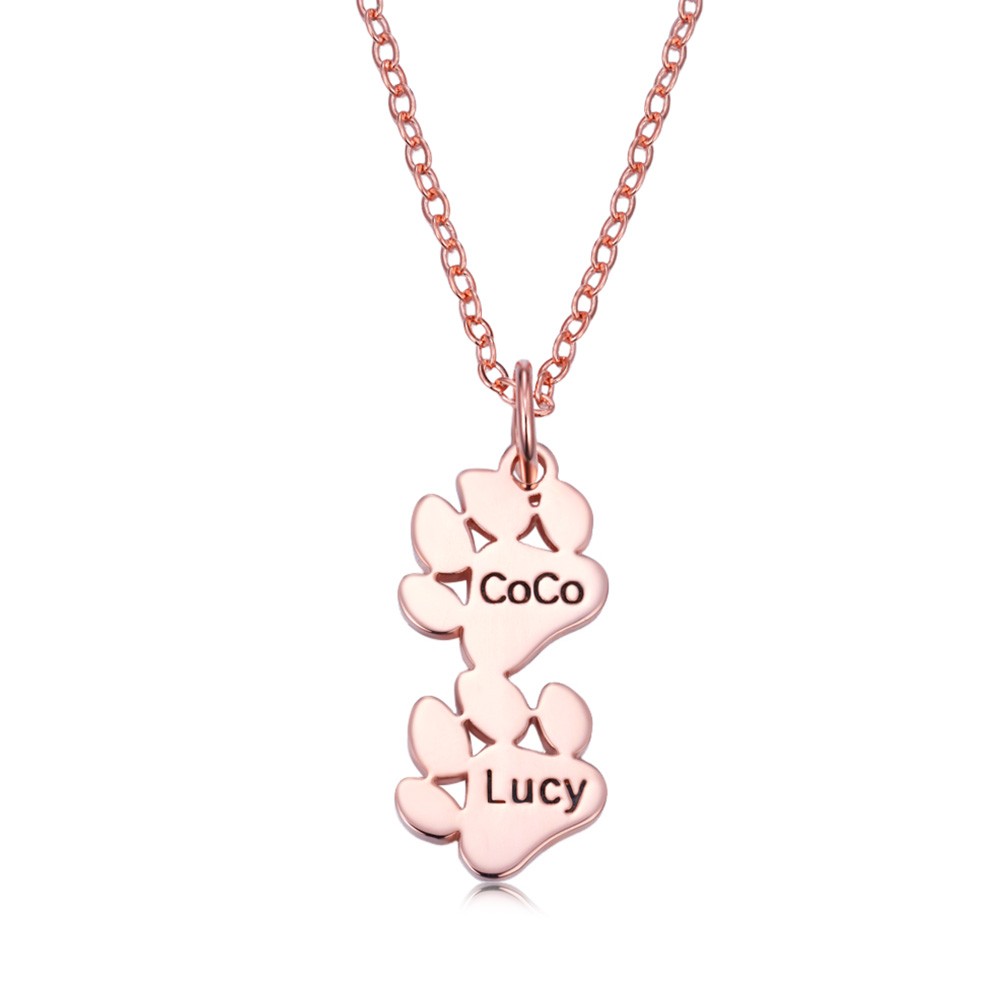 tiny paw necklace