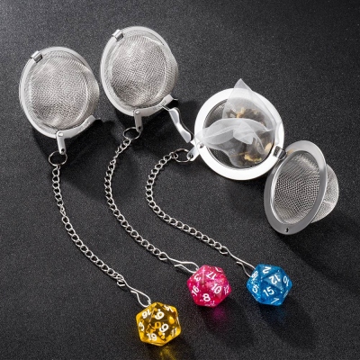 D20 Dice Fine Mesh Tea Ball Infuser, D20 Infuser Ball, Tea Infuser Strainer,Tea Steeper, DND Tea Accessory, Geeky Gift For Tea Lover, DND Gifts