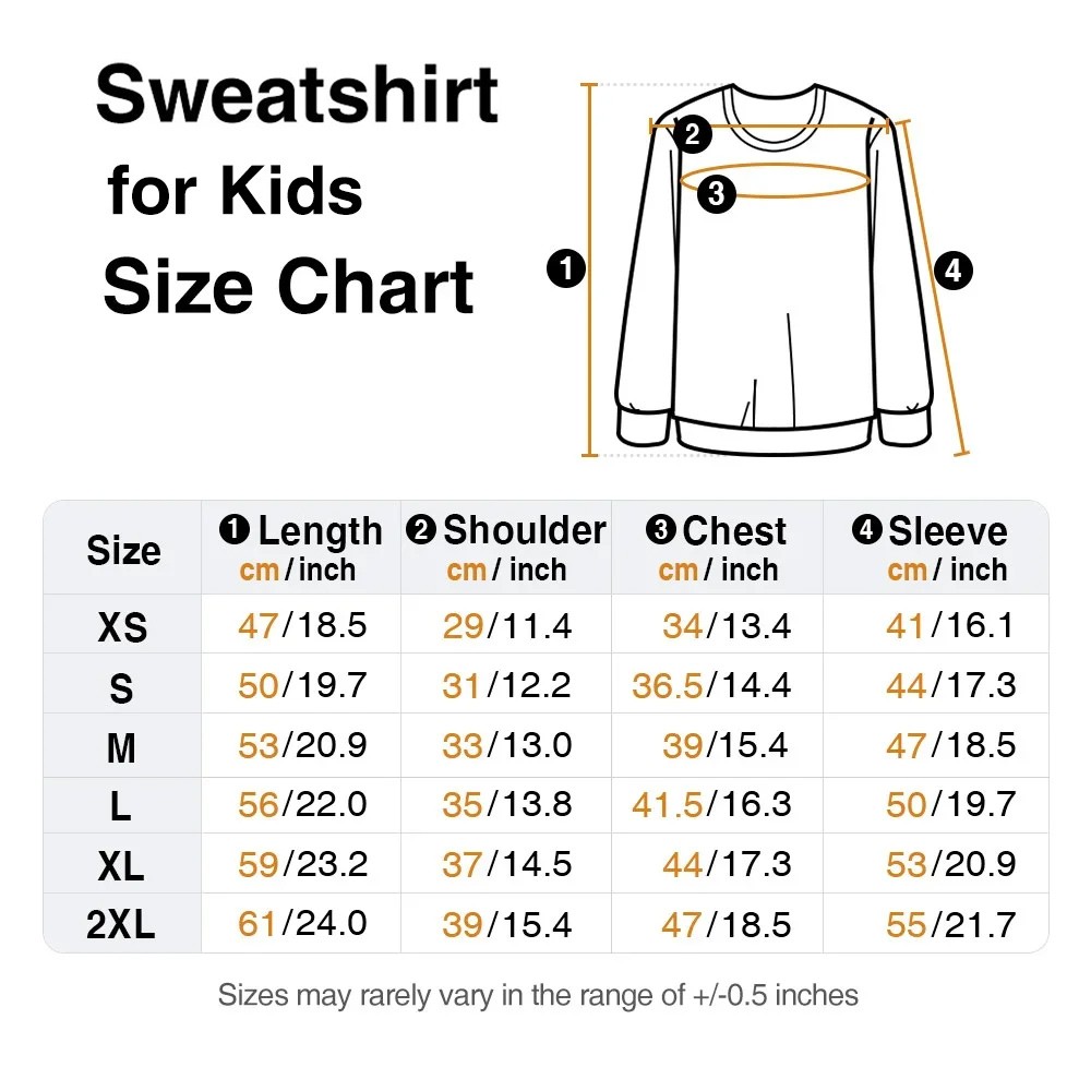 sweatshirt size