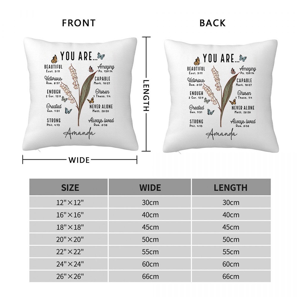 easter pillow with name