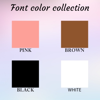 font color