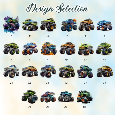Personalized Name Giant Truck Blanket, Flannel/Sherpa Soft Bed Couch Throw, Bedroom Home Decor, Birthday/Christmas Gift for Kids/Teens/Boys