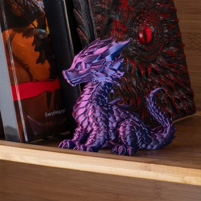 Personalized 3D Printed Dragon Bookshelf Decor, Dargon Table Ornaments, Funny Home Decor Gift for Fourth Wing/DND Fans