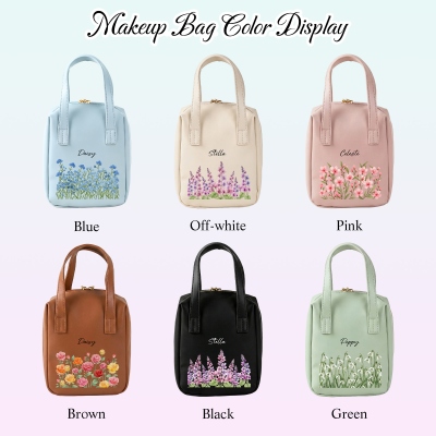 Travel makeup bag