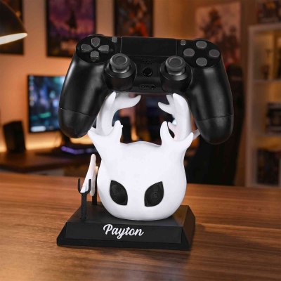 Customizable Name Hollow Knight Stand for All Controllers, Gamer Personalized Gifts, Gift for Gamer, Indie Game Decor