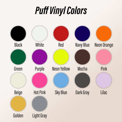 Puff Vinyl kleur
