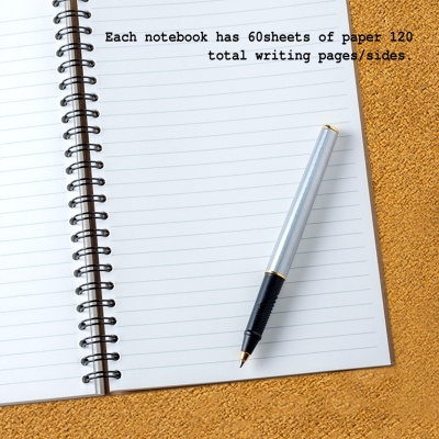 with 120 Lined Pages