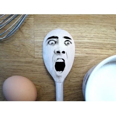 Personalized Funny Face Engraved Spoon with Photo, Unique Gift for Secret Santa, Stocking Filler, Mother’s Day, Father’s Day & Birthday Gift