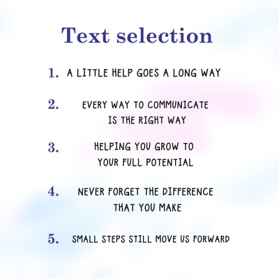 text