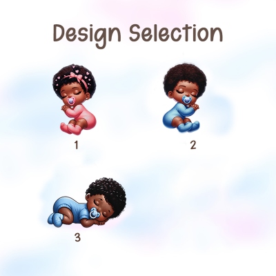 Personalisierter Autositzbezug mit Namen, Cartoon-Motiv, Afro-Stil, Schleife, Karomuster, atmungsaktiver Kinderwagenbezug, Geburtstags-/Babypartygeschenk für Neugeborene/frischgebackene Eltern