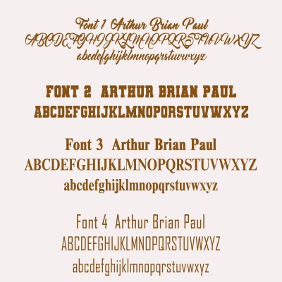 engraved