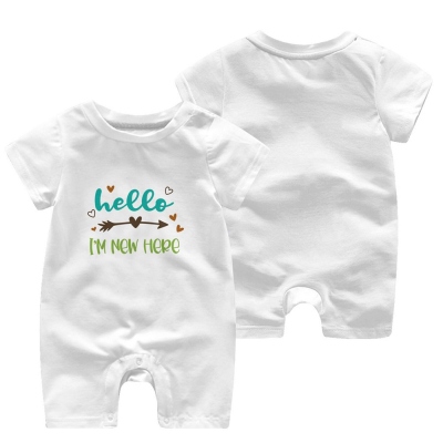 Baby Short Sleeve Bodysuits, Animal Print Bodysuits, Baby Cotton Bodysuits, Baby's Baptism Gifts, Gifts for Newborn/New Mom
