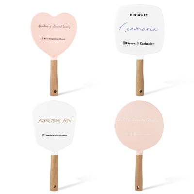 Personalized Name Artist Mirror, Custom Lash and brow Mirror, Beauty Studio Prop, Small Business Mirrors for Salons, Aesthetic Business Gift