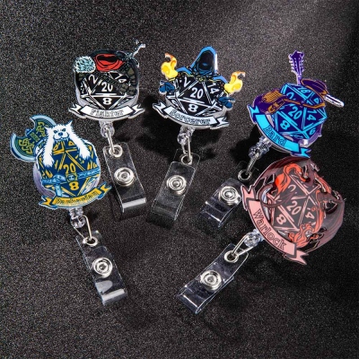DND Class Badge Reel With Alligator Clip, DND Reel Retractable Holders For Student/Teacher/Nurse/RN Tech Doctor, Badge Holder, DND Gifts