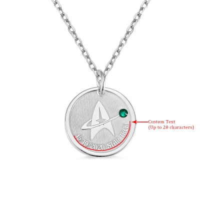 Personalized Trek Name Necklace