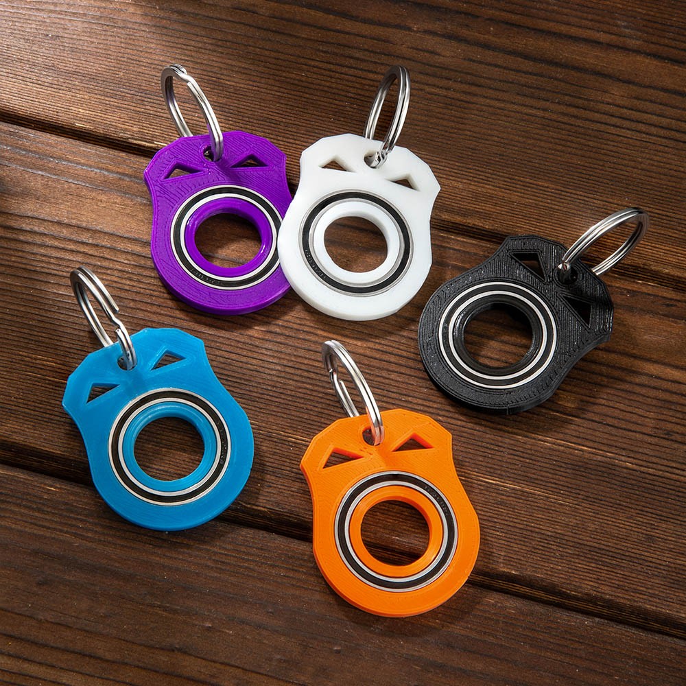 fidget spinner keychain