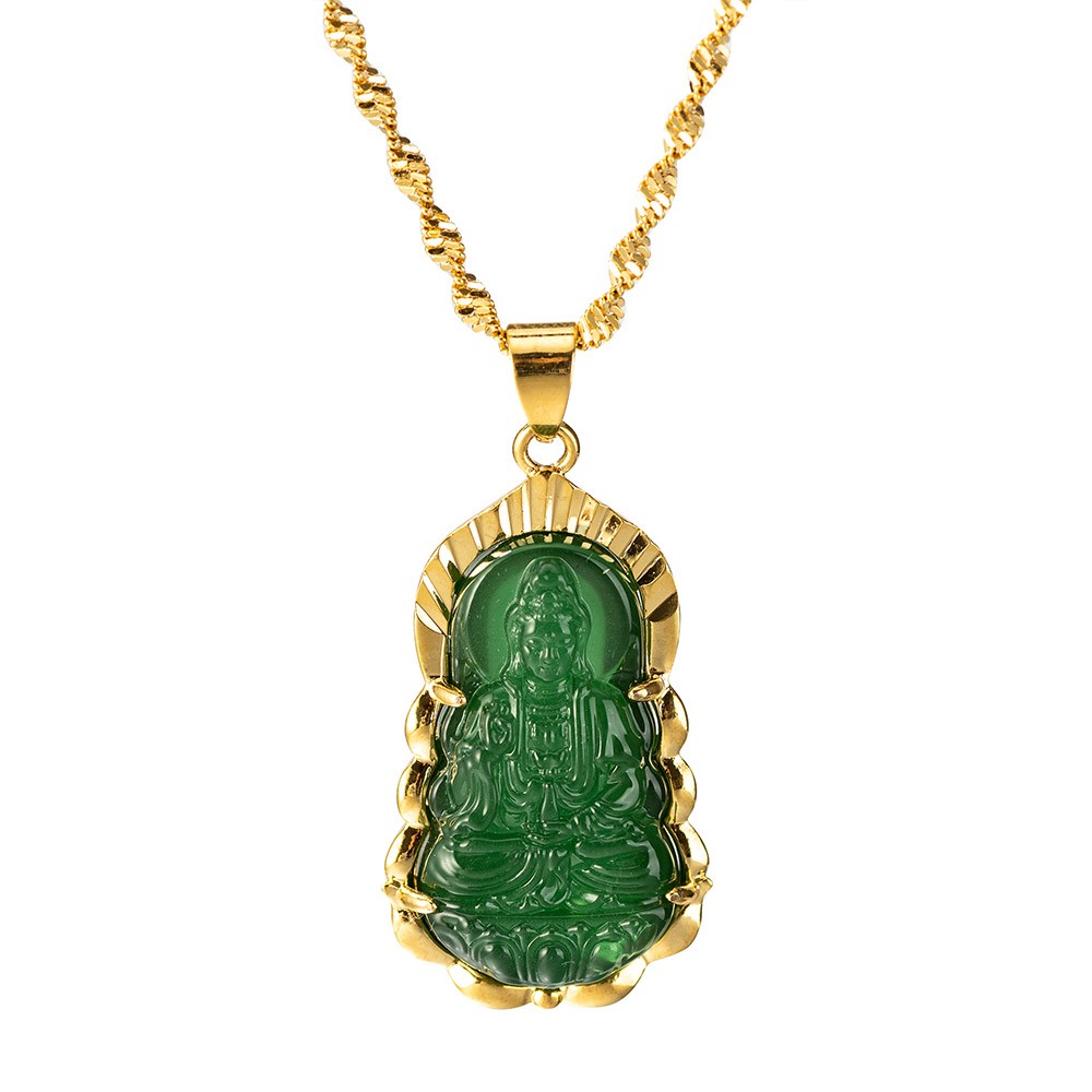 Colar de Buda de Jade