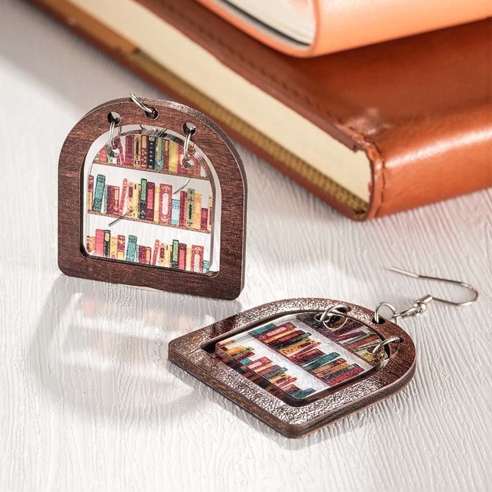 Book Earrings