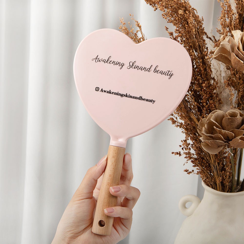 Personalized Name Artist Mirror, Custom Lash and brow Mirror, Beauty Studio Prop, Small Business Mirrors for Salons, Aesthetic Business Gift