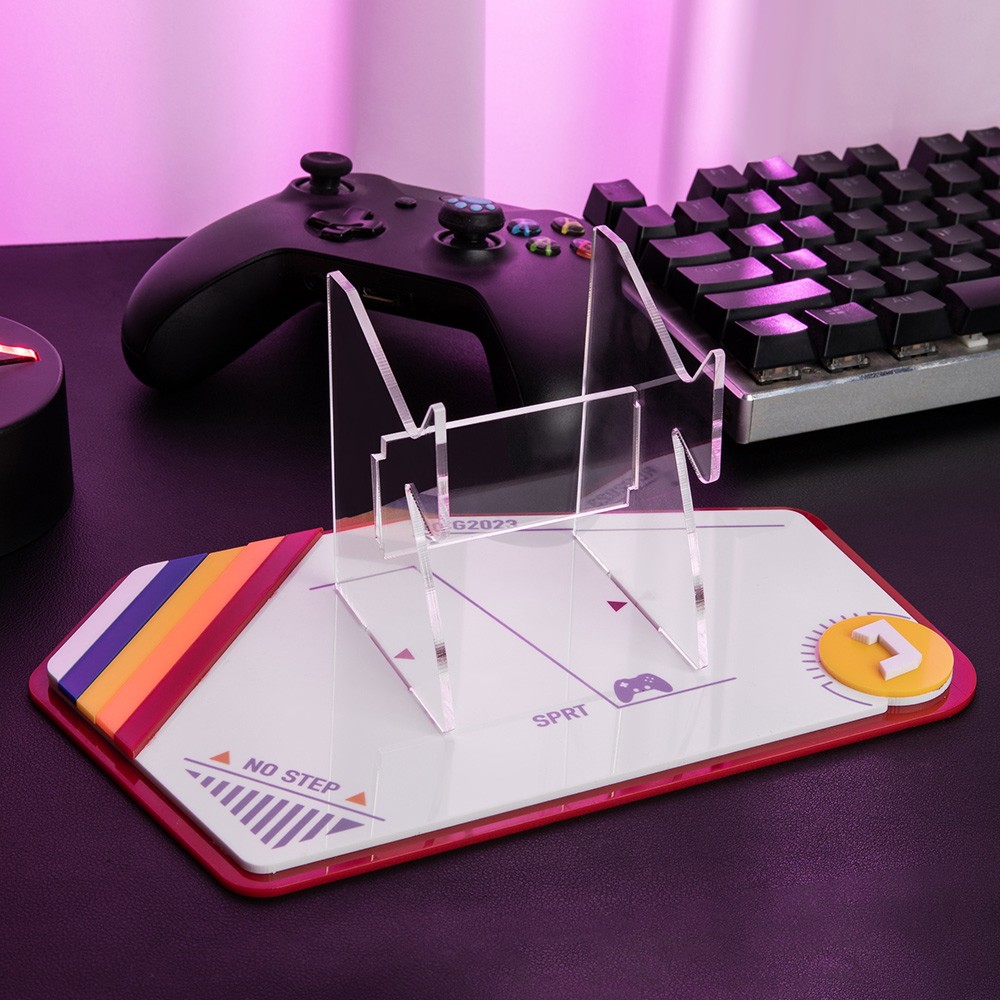 Personalized Game Controller Holder with Initial