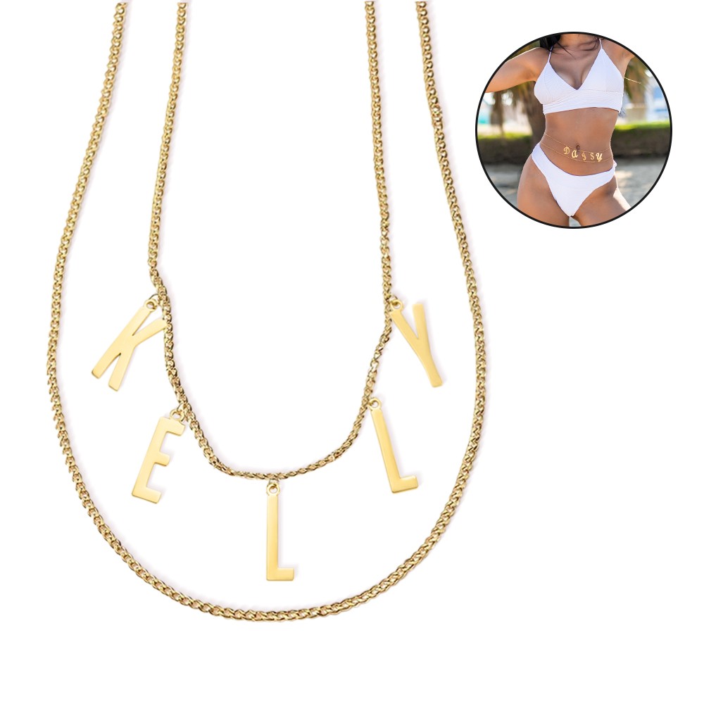 Layered Belly Chain