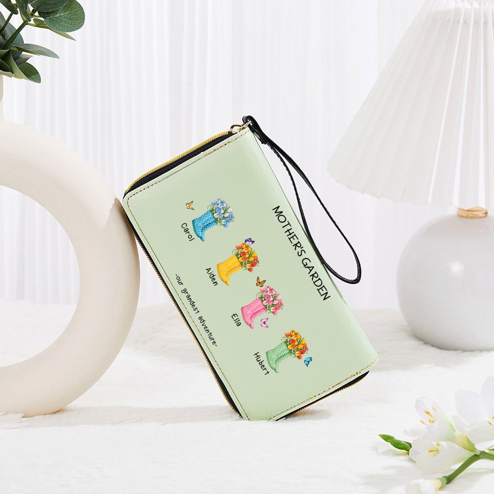 leather purse
