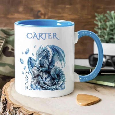 mug with color inside