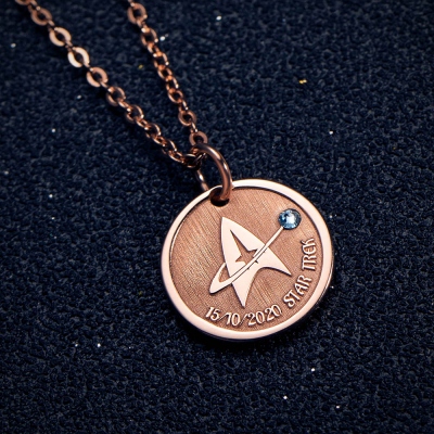 Personalized Trek Name Necklace