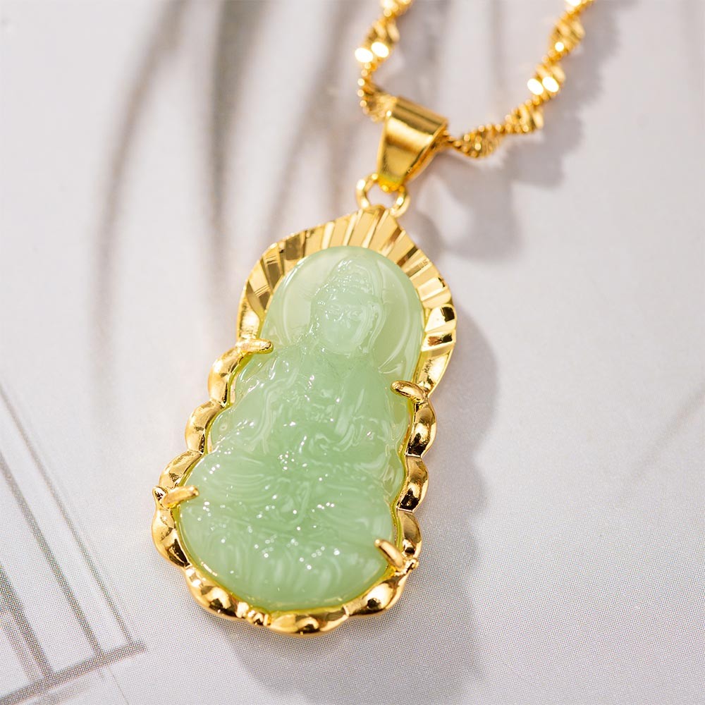 Colar de Buda de Jade