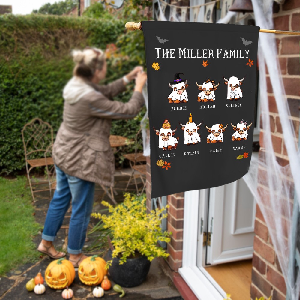 halloween garden flag