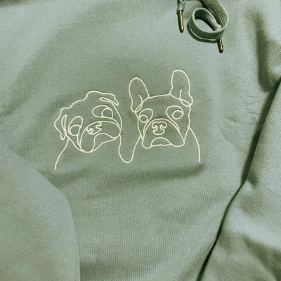 Personalized Pet Photo Sweatshirt, Custom Dog/Cat Sweatshirt, Hoodie, Animal Accessory, Pet Memorial Gifts, Gifts for Pet Lovers/Dog Mom