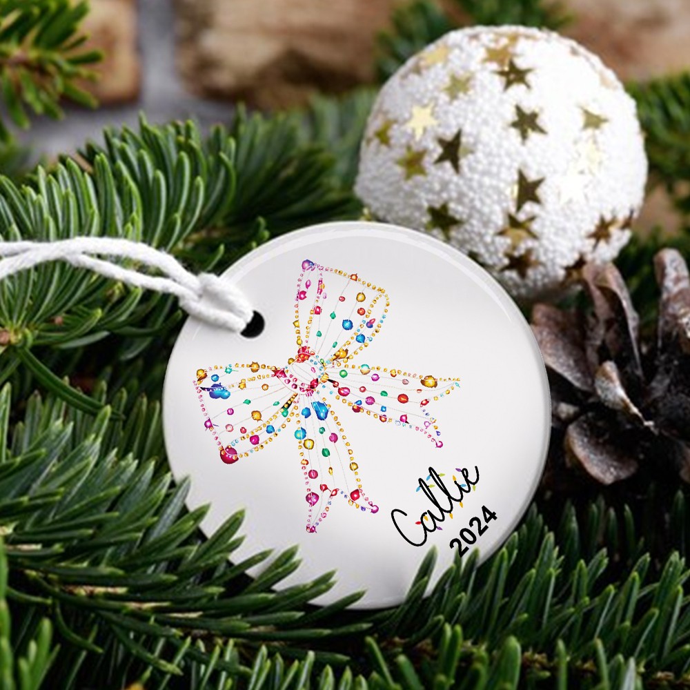 christmas santa ornament
