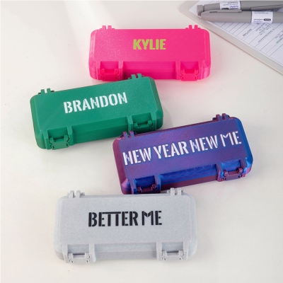 Personalized Name 3D Printed Injection Pen Travel Case, Custom Mounjaro Pen Organizer Storage Box, Case for Insulin Pen, Gift for Diabetes Patients