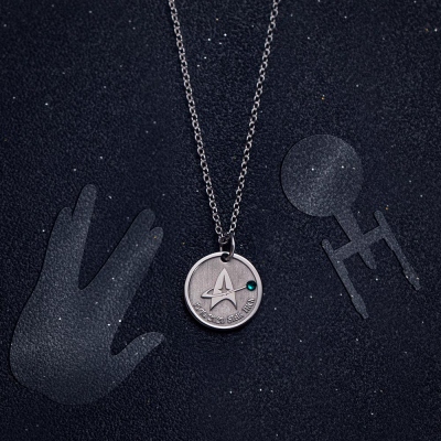 Personalized Trek Name Necklace