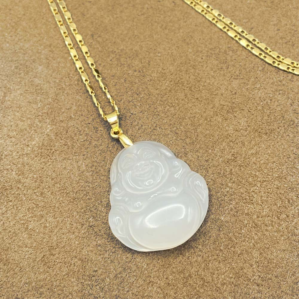 collier bouddha rieur