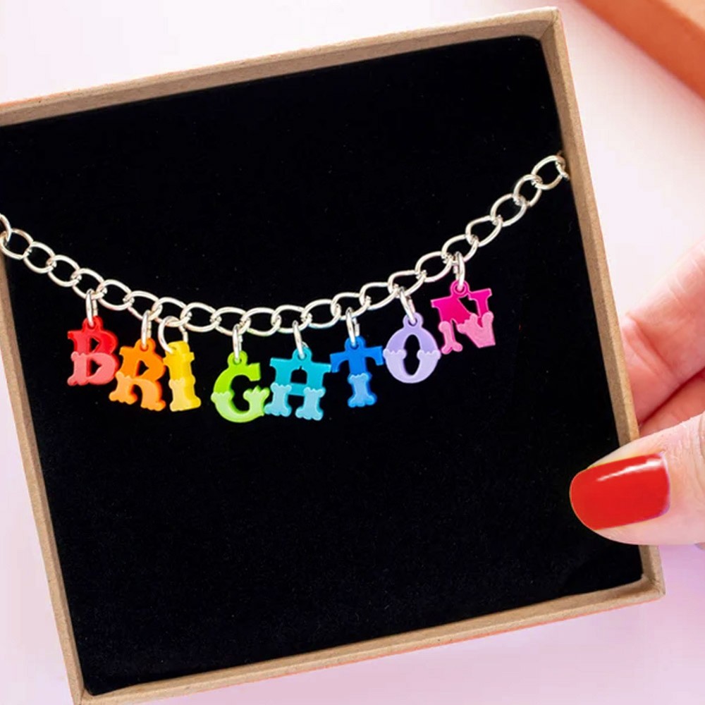 Collier arc-en-ciel LGBT coloré