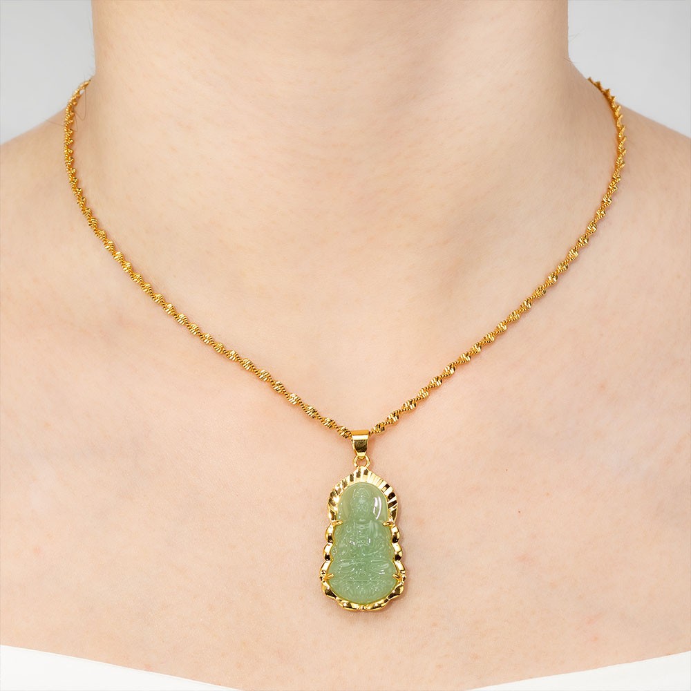 Colar de Buda de Jade