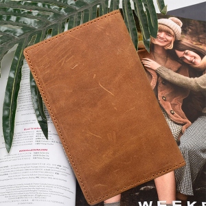 Personalized Genuine Leather Credit Card RFID Blocking Wallet